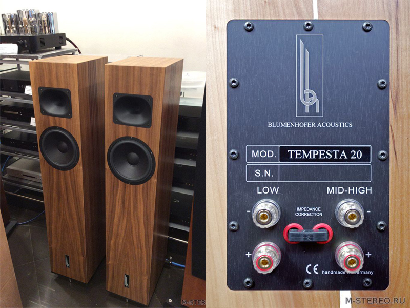 Напольная рупорная акустика Blumenhofer Acoustics - Tempesta 20